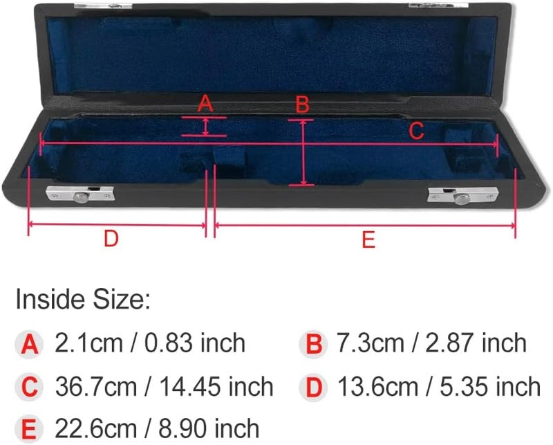 ModouString Store Flute Case 16 Hole with Carrying Bag, Adjustable Strap PU Leather Soft Interior with Nice Protection, Strong & Durable (16 hole-bag) - Image 3